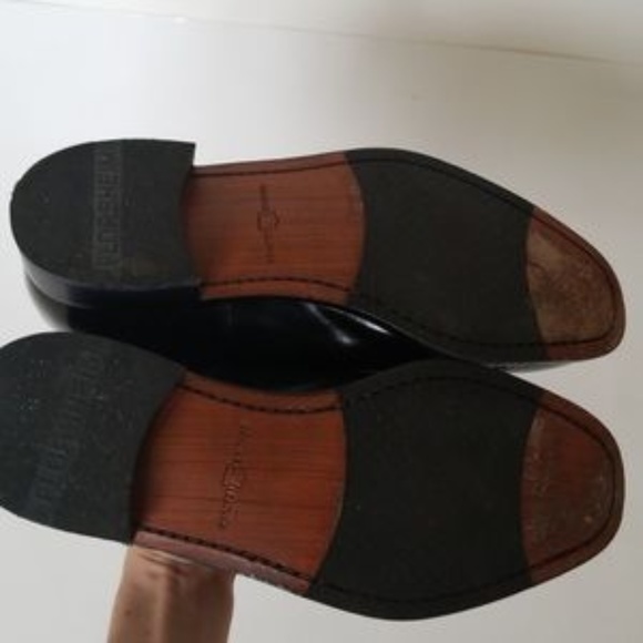 Florsheim black cap toe men's shoes size 9.5 -A2 - Picture 5 of 8